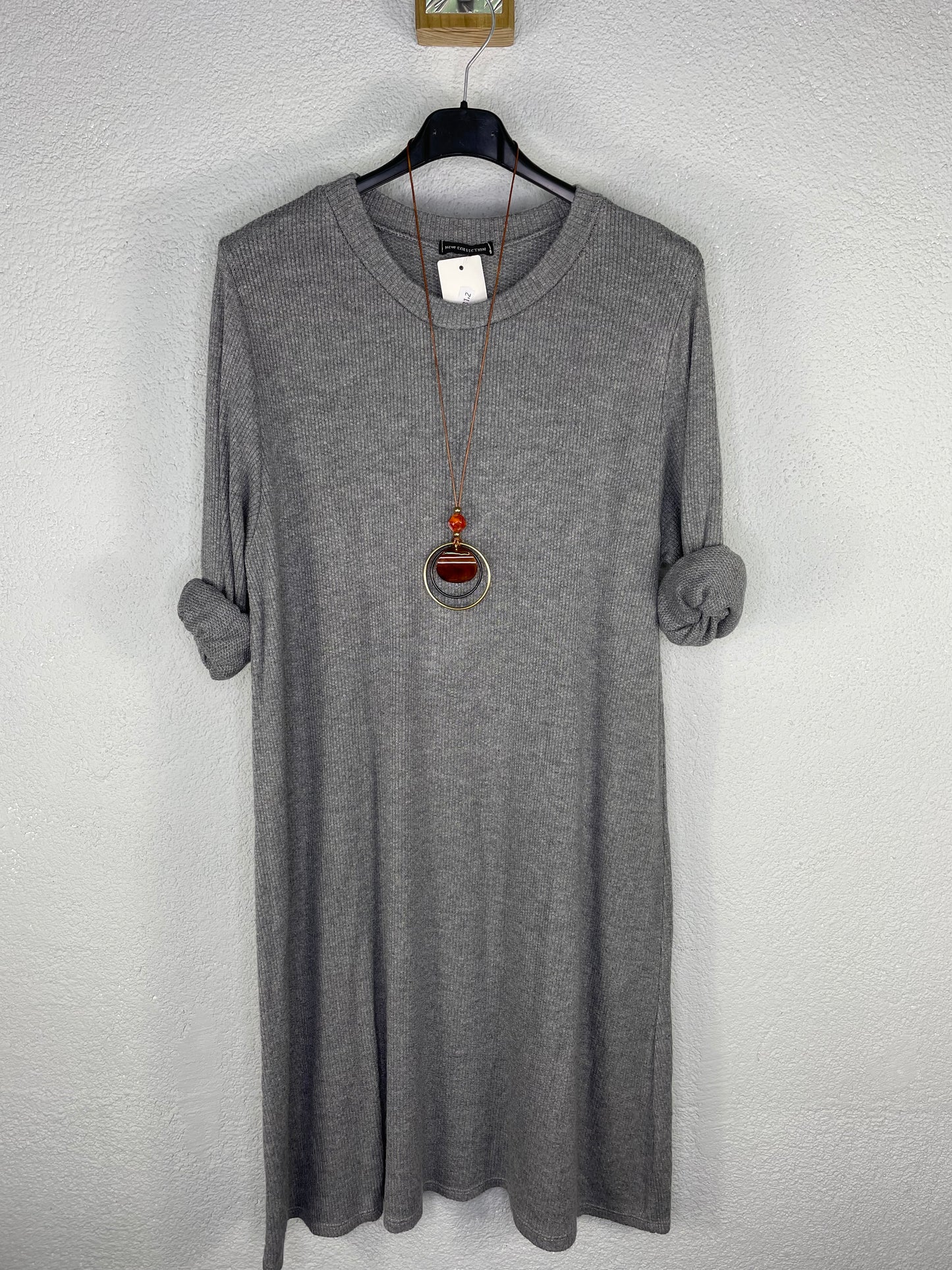 Vestido Paz Gris