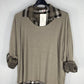 Tere Taupe Camisa cuadros