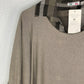 Tere Taupe Camisa cuadros