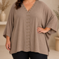 Blusa Riviera  Taupe PLUS