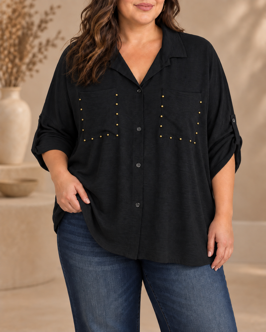 Camisa Mazarrón Negro