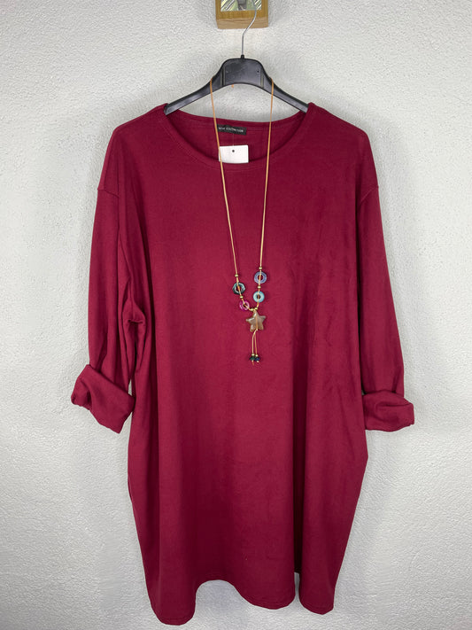 Vestido Faro Burdeos