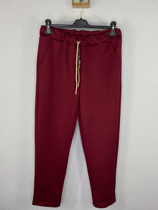 Pantalón Cora Burdeos