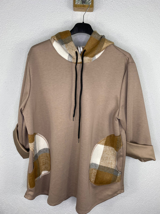 Sudadera Ona Beige