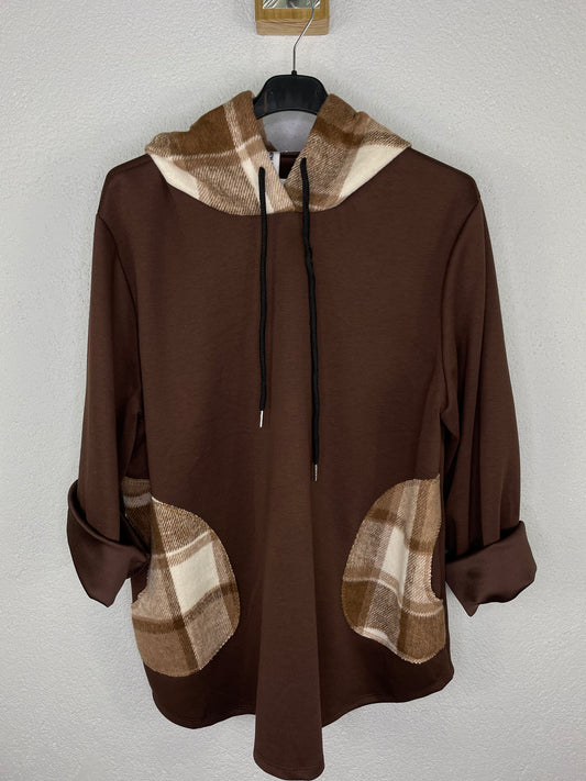 Sudadera Ona Chocolate