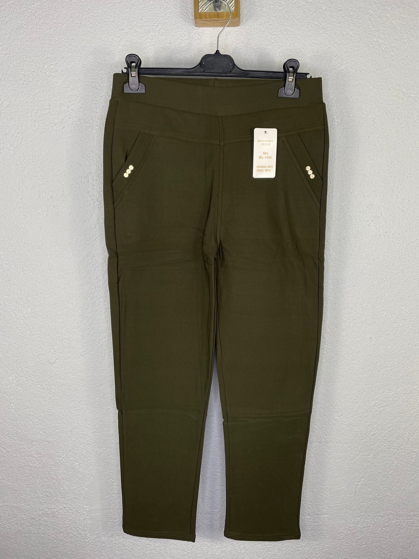 Leggin Flor afelpado Caqui