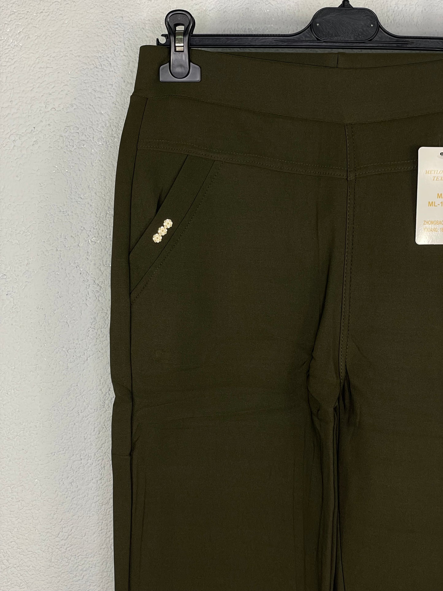 Leggin Flor afelpado Caqui