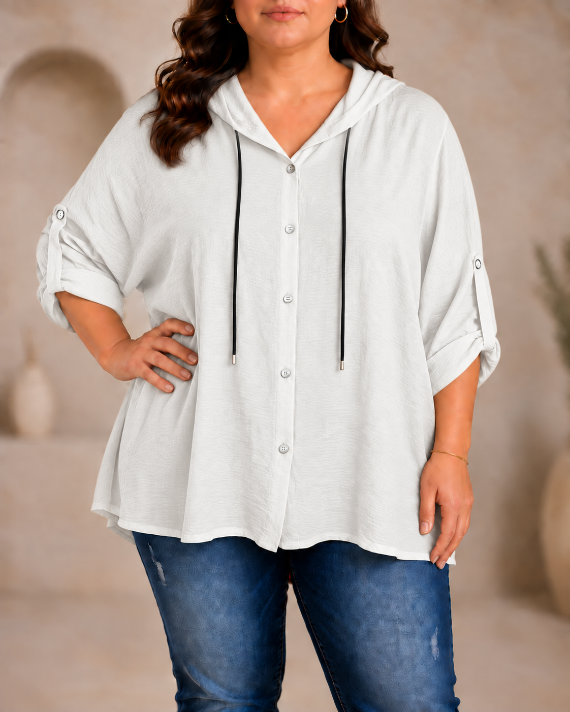 Camisa Murcia Blanca