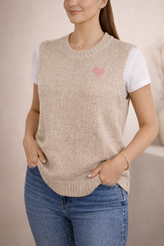 Chaleco Valencia Beige