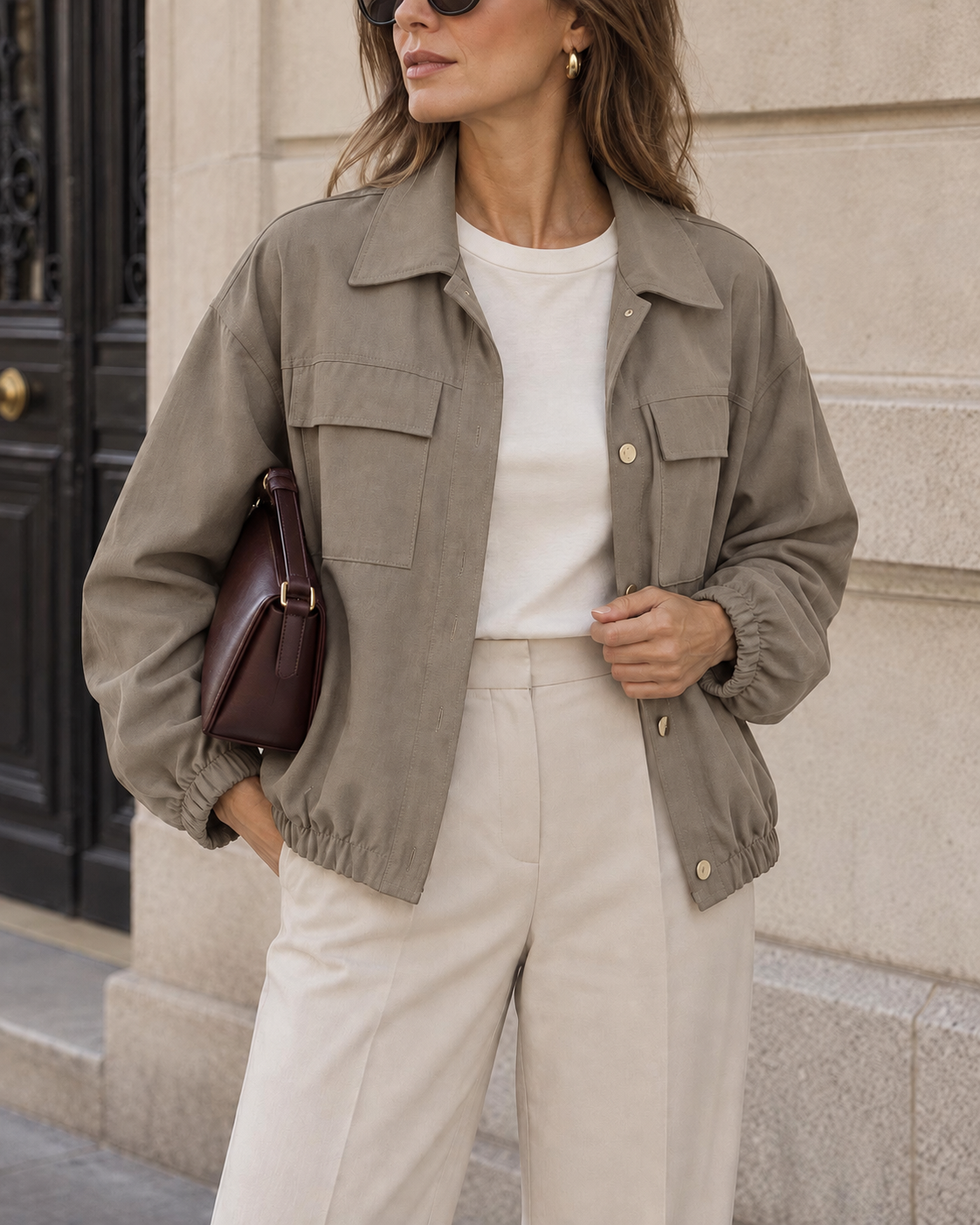 Chaqueta Noa Taupe