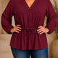 Blusa Aurora Burdeos