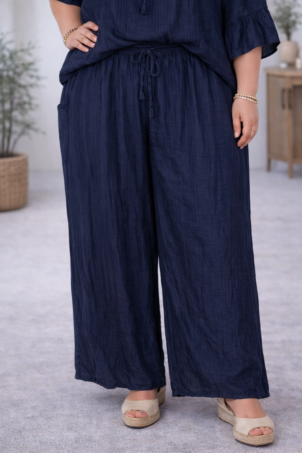 Pantalón Italia Azul marino PLUS