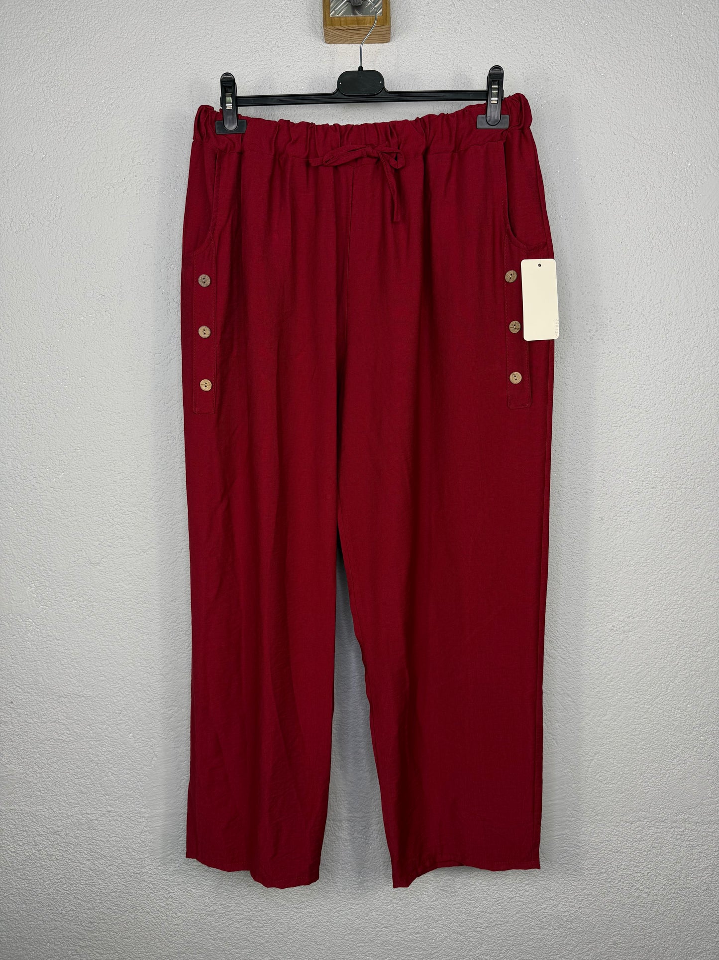 Pantalón Alabama Burdeos