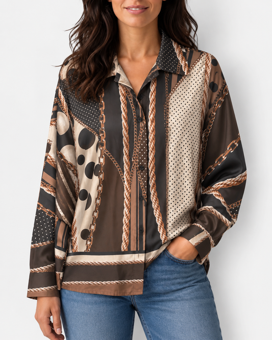 Camisa Niza Marrón