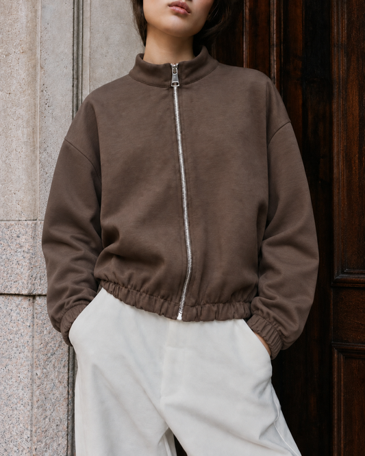 Bomber Florencia Marrón Chocolate