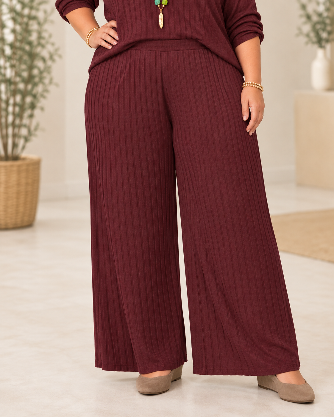 Pantalón Canale Burdeos