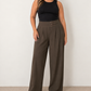 Pantalón Clara Marrón Chocolate