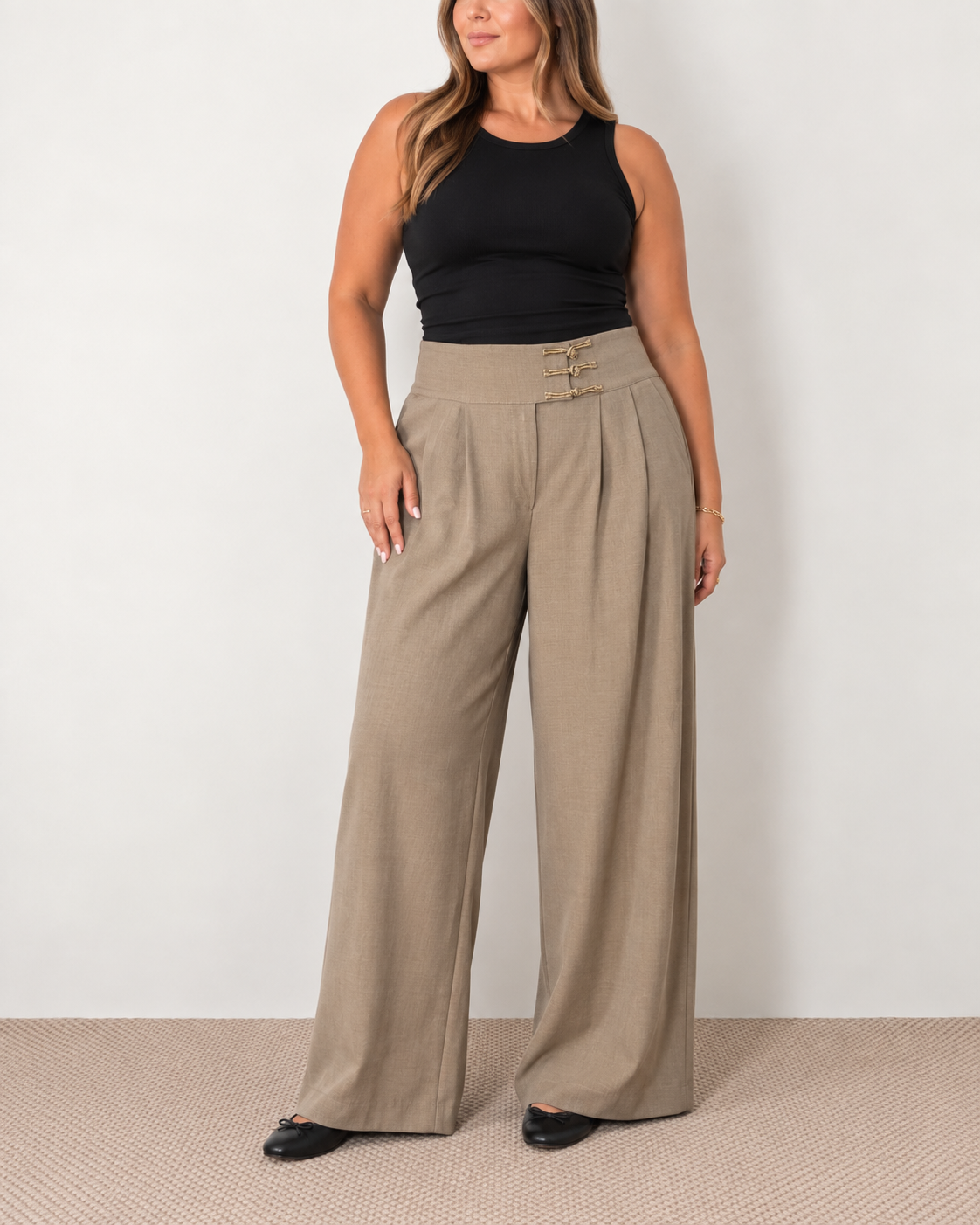 Pantalón Clara Beige
