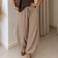 Pantalón Sara Cuadros marrones