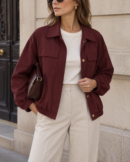 Chaqueta Noa Burdeos