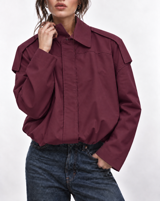 Chaqueta Mónaco Burdeos
