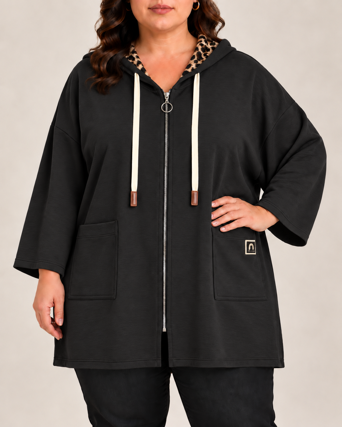 Sudadera Leía Negro