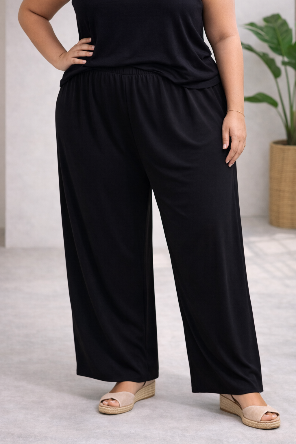 Pantalón Medina Negro PLUS