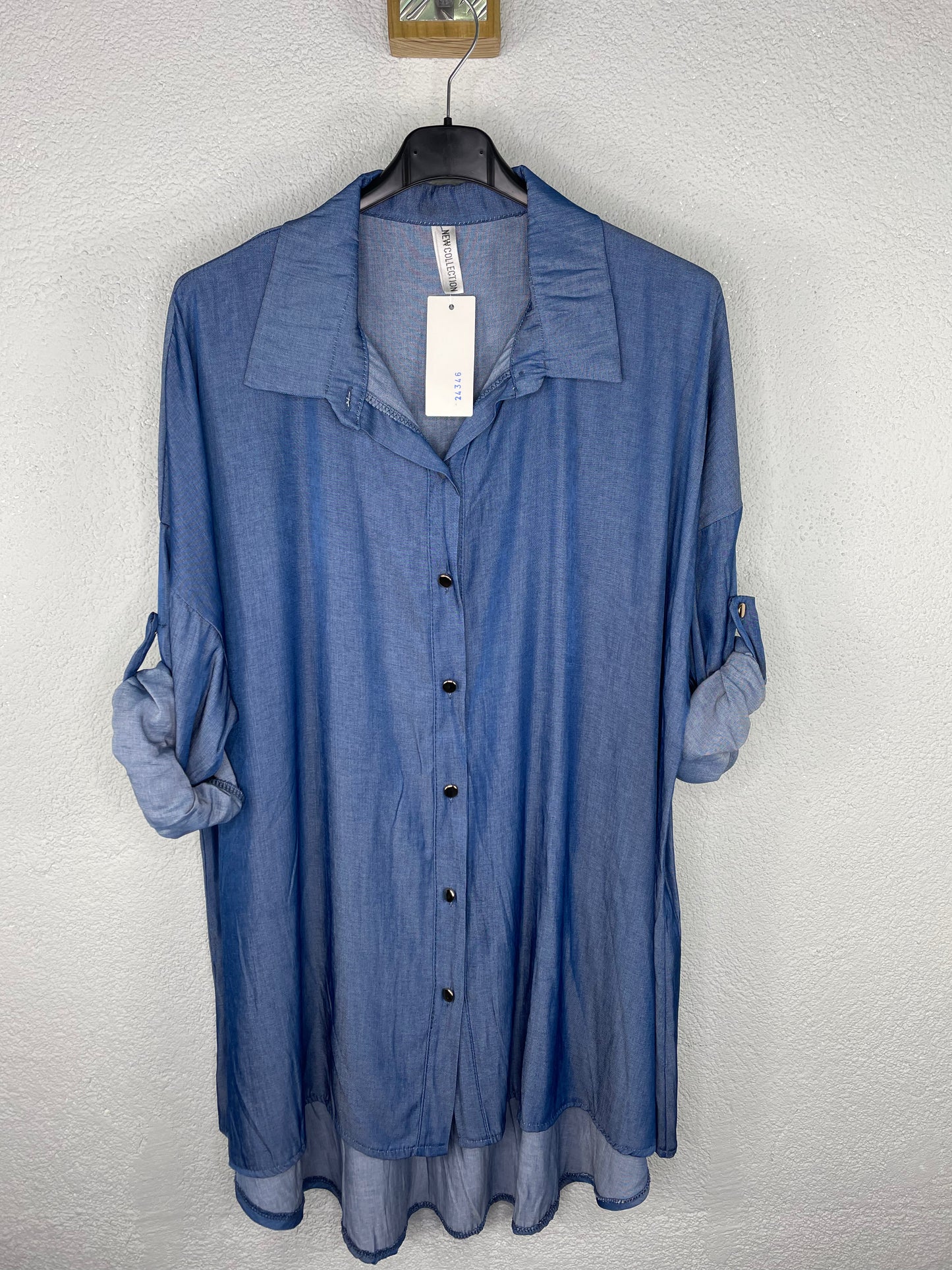 Camisa Loreto Azul Tejano