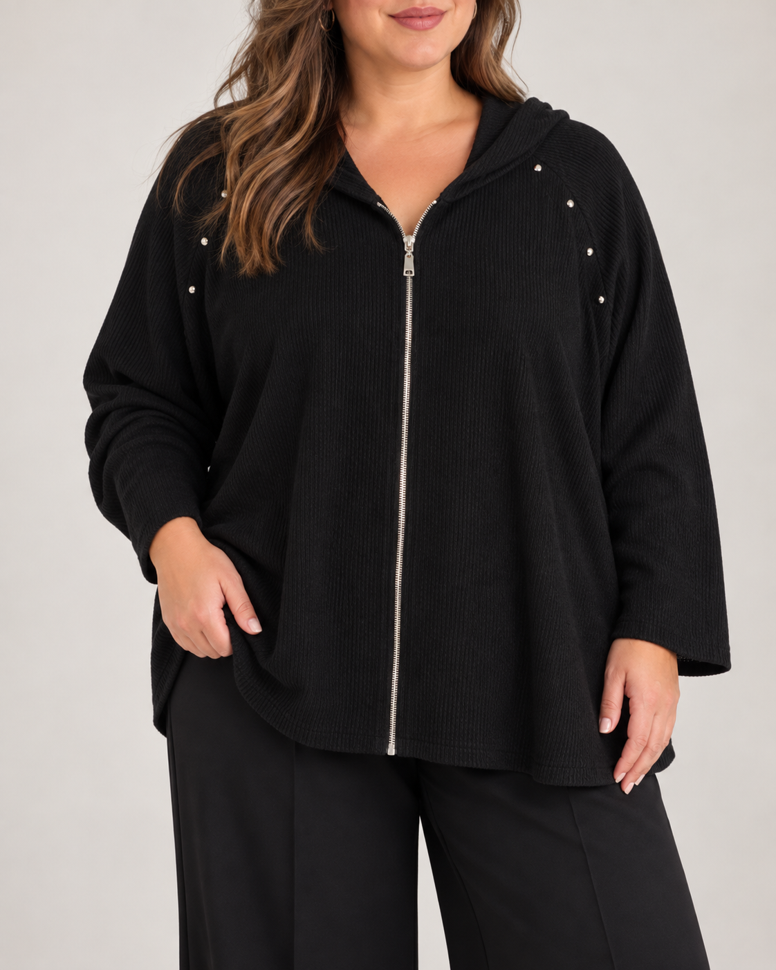 Sudadera Perla Negro