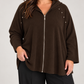 Sudadera Perla Marrón chocolate