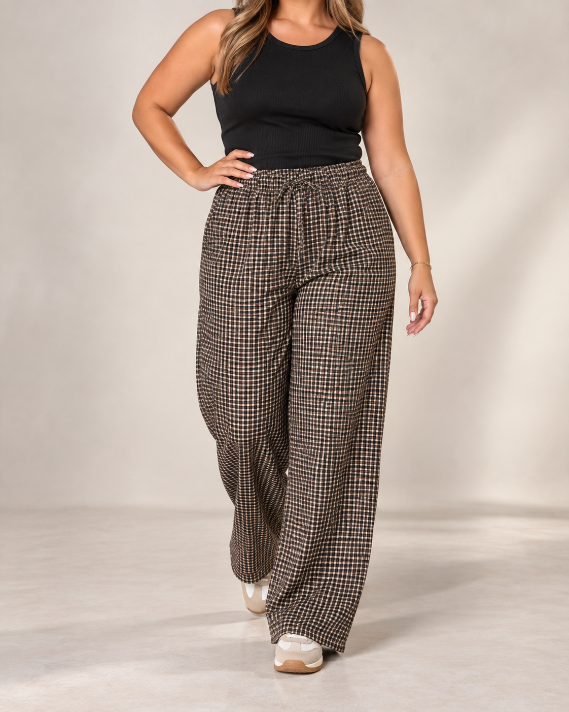 Pantalón Oliva Cuadros