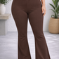 Pantalón campana Vela Marrón Chocolate