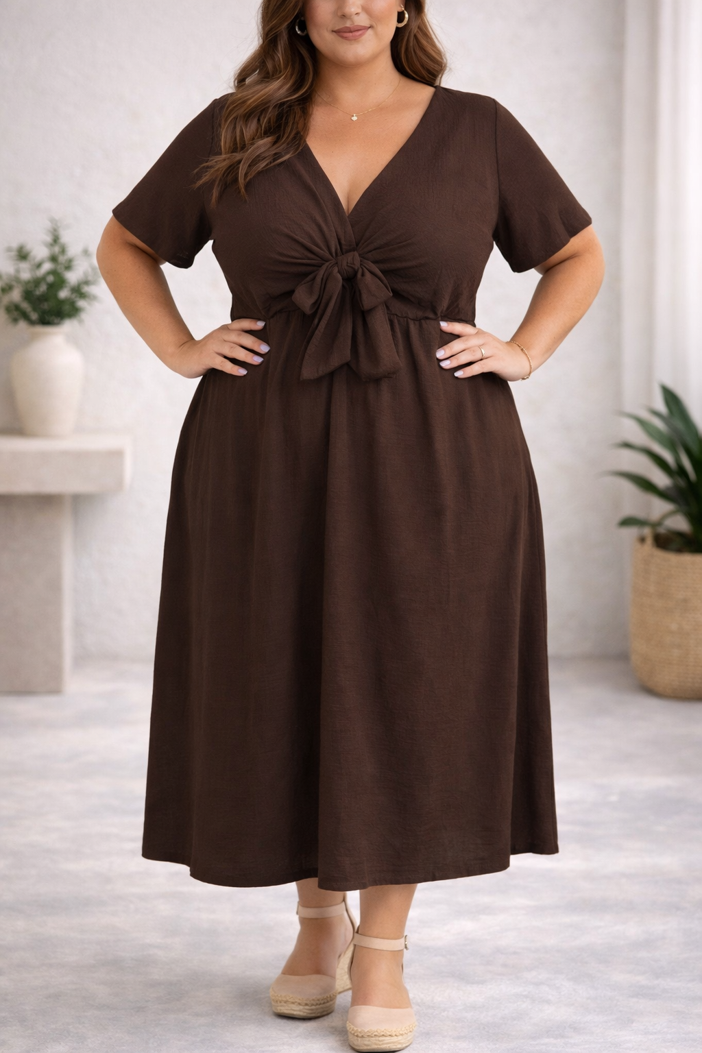 Vestido Menorca Chocolate