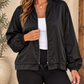 Chaqueta Alba Negro Raso