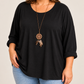 Camiseta algodón Negra
