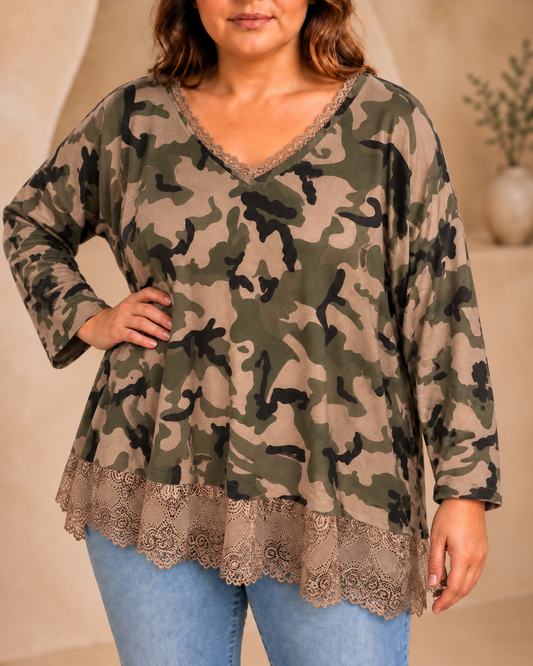 Jersei Aspen Camel militar