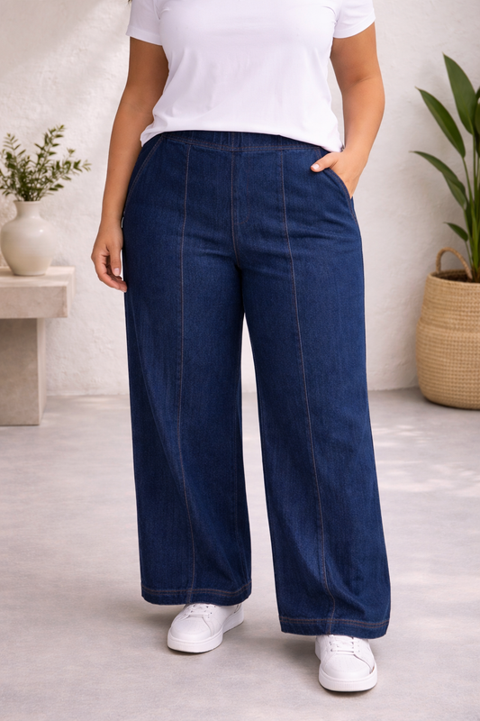 Pantalón Barcelona Azul oscuro verano