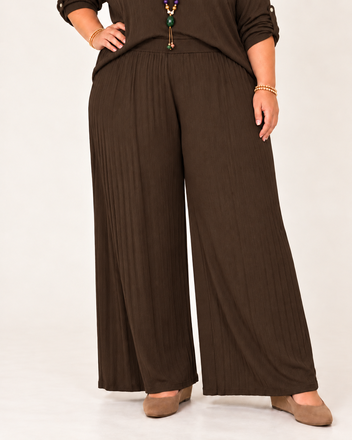 Pantalón Salamanca  Marrón chocolate  PLUS