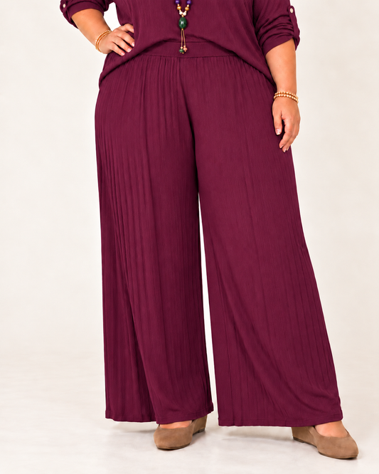 Pantalón Salamanca Burdeos PLUS