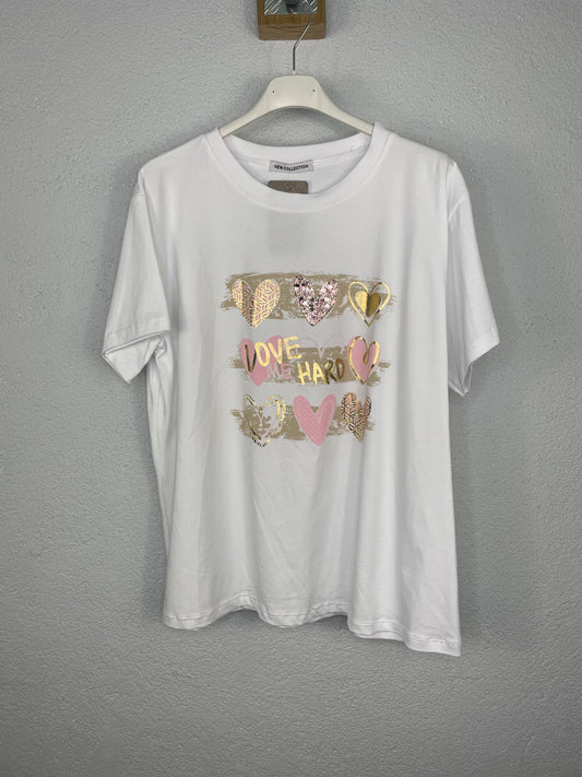 Camiseta Turín Love Rosa