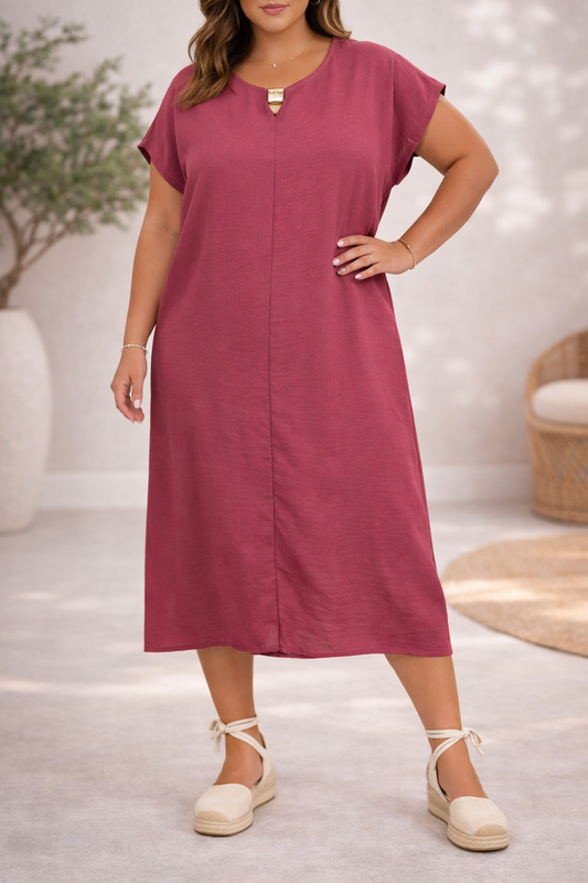 Vestido Manila Magenta