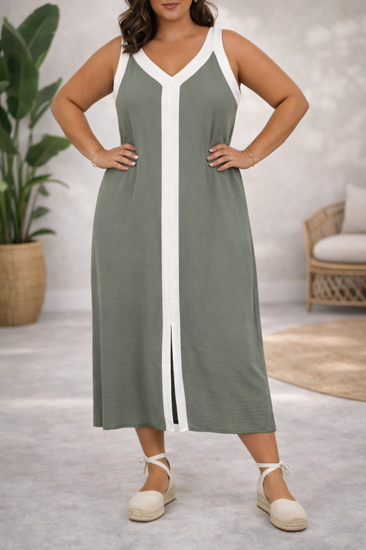 Vestido Australia Caqui