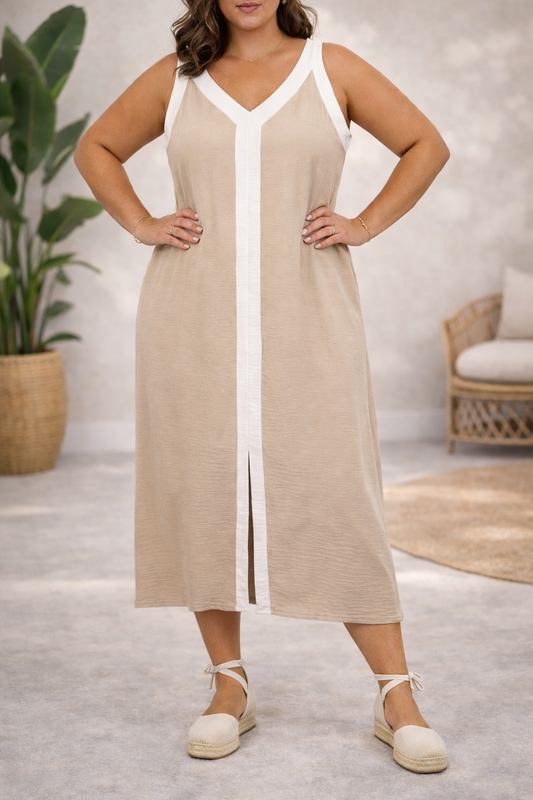 Vestido Australia Beig