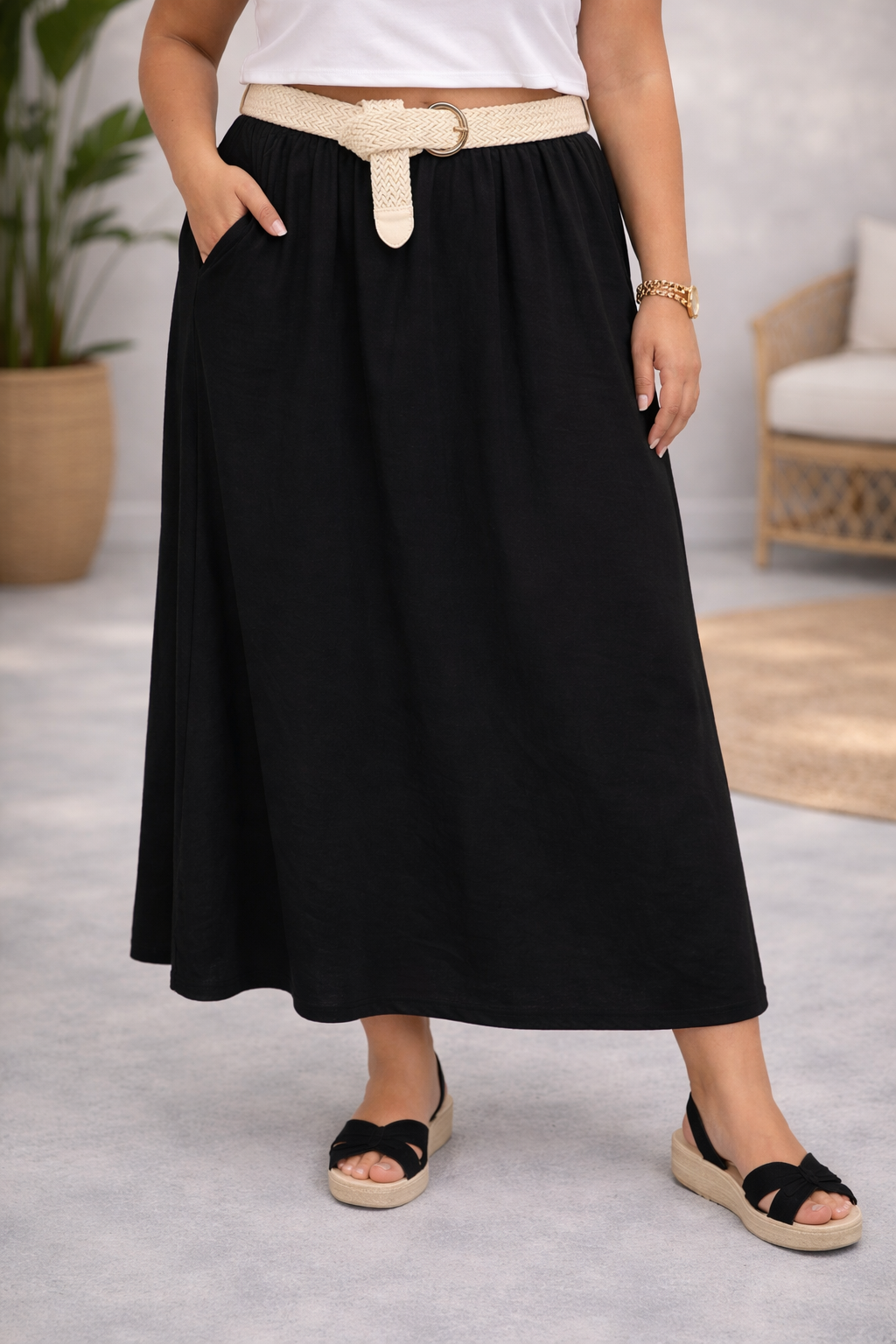 Falda Tordera Negro