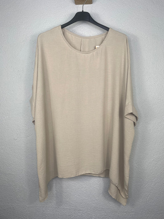 Blusa Génova Beig PLUS