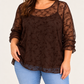 Blusa Abril Marrón Chocolate