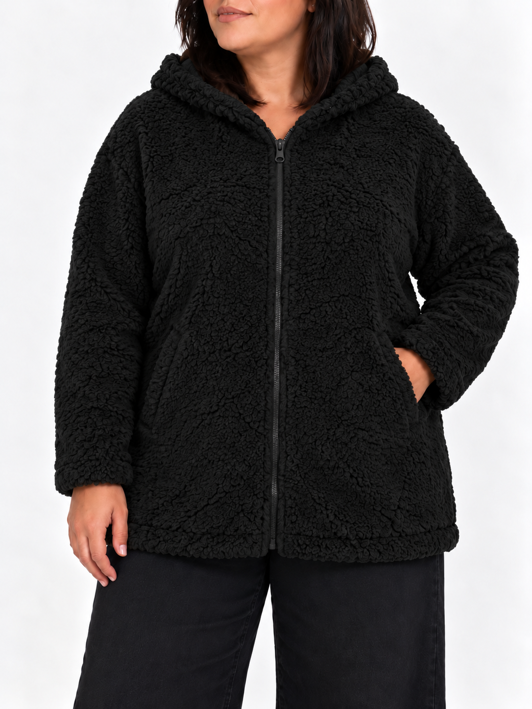 Chaqueta Borreguito Nube Negro