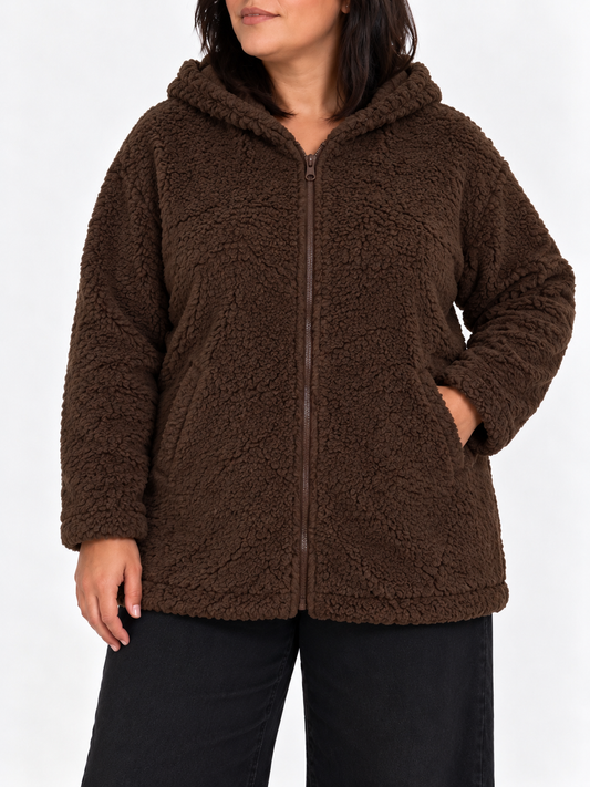 Chaqueta Borreguito Nube Marrón Chocolate