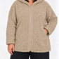 Chaqueta Borreguito Nube Tierra