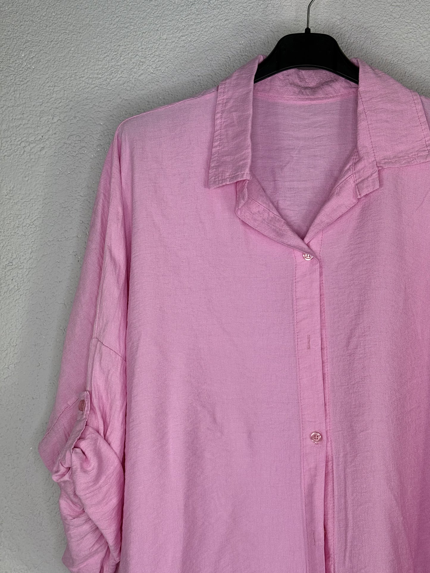 Camisa Rosa Teruel PLUS